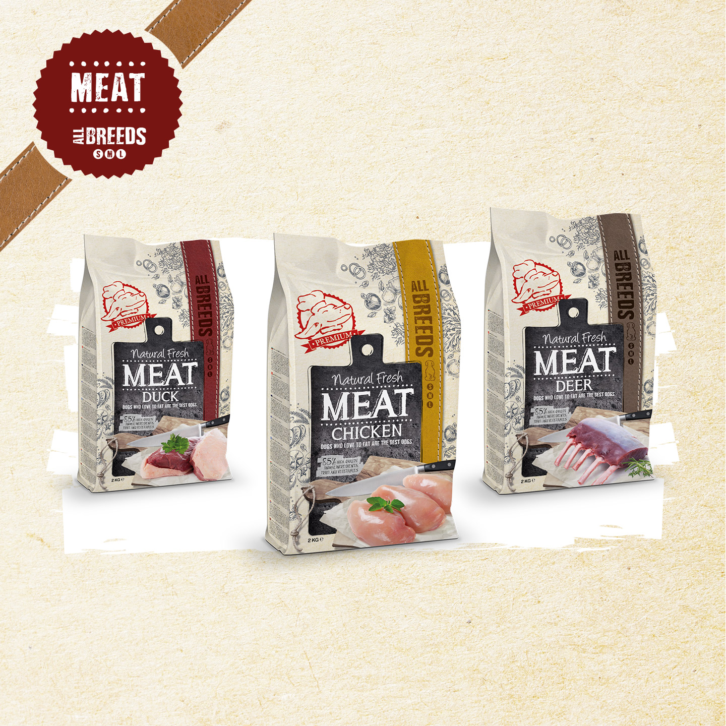 Trockenfutter fleisch